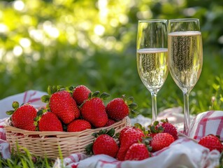 Champagne and Strawberries