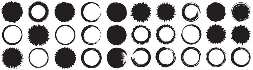 set of black silhouettes of animals vector illustration