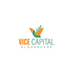 Vice capital custom maid logo