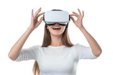 Innovative vr experience for enthusiasts indoor space png transparent background white environment