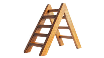 Photo Wooden Ladder Steps Climb Wood Rustic Isolated