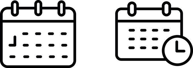 "Reminder Calendar Icon – Symbol of Scheduling, Alerts, and Time Management"