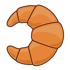 Bread Bakery Drawn Craft hand made Product. Doodle Bread Symbol Isolated on White. Outline Healthy fresh Food Business Symbol Icon.  Gluten Wheat Dessert. Morning Breakfast Sweet and Tasty Theme.