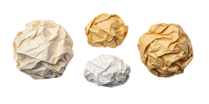 Whispers of Ideas: The Journey of Crumpled Thoughts
