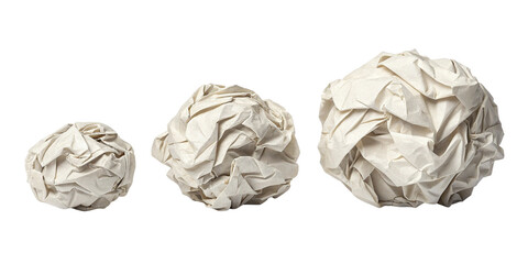 Fototapeta premium Whispers of Ideas: The Journey of Crumpled Thoughts 