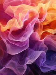 Obraz premium This artwork showcases fragmented time with soft lighting and flowing patterns, creating a sense of dynamic movement