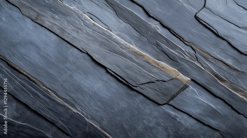 Poster textured slate surface showcasing natural patterns and colors with subtle variations in shades and l