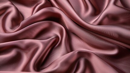 Obraz premium Soft, relaxing folds of dusty rose satin create a romantic composition, enhanced by warm lighting and soothing hues