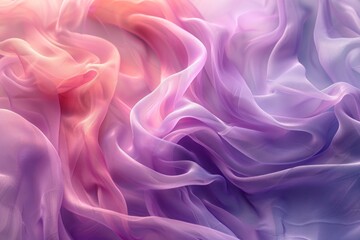 Fototapeta premium Pastel colors flow like delicate silk under soft lighting, creating an elegant effect
