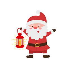 Santa With Lantern