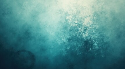 Obraz premium teal and green-blue gradient background, with subtle texture and soft transitions, symbolizes calm, depth, and introspection, creating a soothing visual for digital and creative use