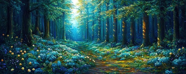 Fototapeta premium Captivating background perfect for fantasy-themed projects or visual storytelling.