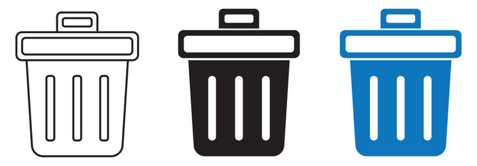 Set of daily necessities home appliances trash can