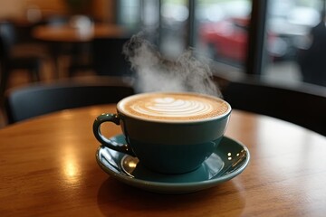 Sipping warm coffee cozy home setting close-up beverage photography comforting vibe inviting atmosphere