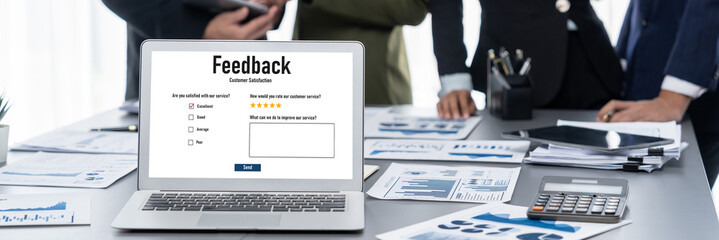 Customer feedback and review analysis by brisk computer software for corporate business