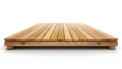Wooden Platform, Deck, or Boardwalk Section