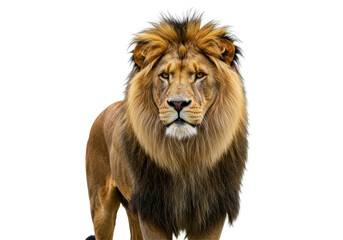 Obraz premium Isolated Standing Lion