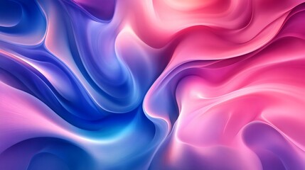 Fototapeta premium Abstract Swirling Forms Displaying Fluid Motion With Vivid Colors