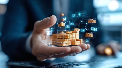 Fototapeta premium Blockchain-Powered Legal Framework for AI-Driven Ship Management and Logistics:Enhancing Efficiency, Security, and Sustainability in the Maritime Industry
