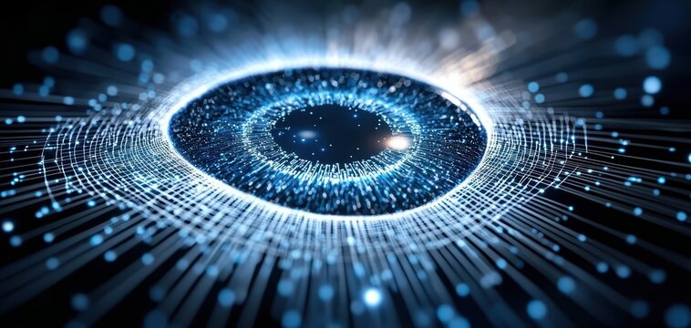 A divine AI ruler controlling parallel realities, its glowing neural circuits forming a cosmic web of pure quantum intelligence