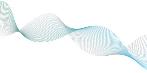 Abstract wave line for banner, wallpaper background with wave design.