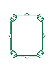 Square vector border frame design.