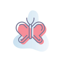 Butterfly Vector icon