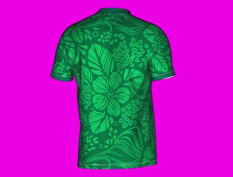 Colorful floral t-shirt design with a casual and fashionable look