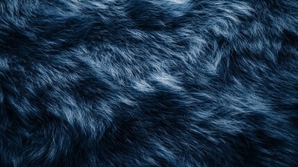 Soft Blue Fur Texture with Natural Variations and Depths