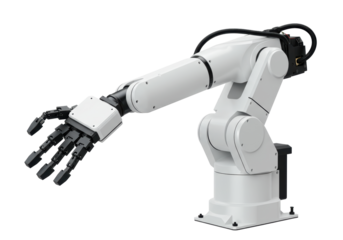Isolated Advanced Robotic Arm with Gripping Hand