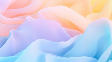 Obraz premium Pastel Fabric Texture Soft Flowing Drape Seamless Pattern Background