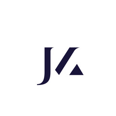 J M Initial Monogram Logo design