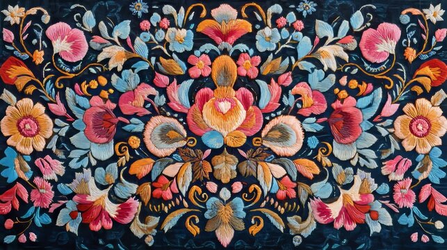Beautiful embroidery featuring a pattern of vicuna and cashmere wool. The allover design can be used for stitching or printing on various items like clothes, carpets, shawls, and curtains.
