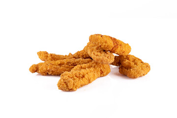 Chicken tenders. Fried chicken breast strips 