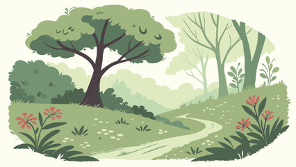 Fototapeta premium trees in the forest