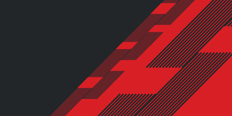 Background, contrast red and black color abstract template for business design. Technology style. You can use it for advertising, sports posters, templates,