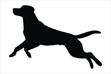 dog silhouette, dog Vector illustration, dog icon
