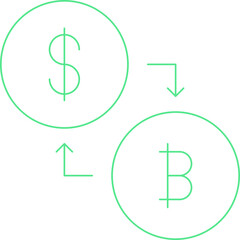 Conversion icon single vector illustration