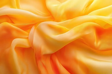 Obraz premium Smooth elegant yellow silk or satin texture creating romantic background