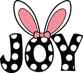 t-shirt design with cartoon bunny vector art 