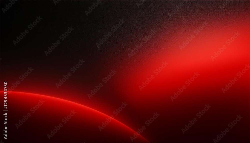 Wall mural black and red light effect leak flash noise grain texture abstract blur gradient dark retro backgrou