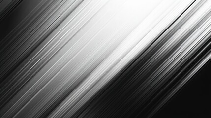 Fototapeta premium Abstract grayscale diagonal lines