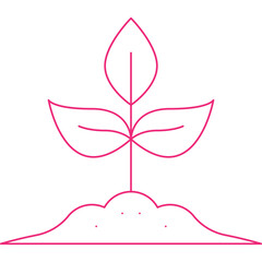 Botany icon single vector illustration