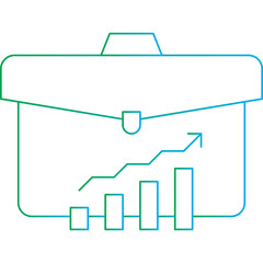 Business icon single vector illustration