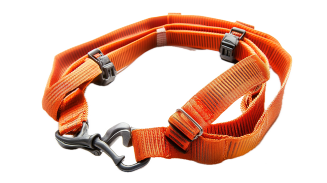 Dog training gear adjustable orange leash outdoor training sessions pet equipment