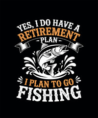 Fishing T-shirt Design