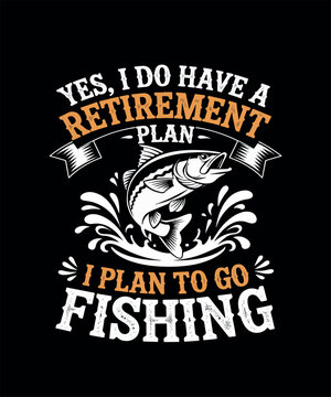 Fishing T-shirt Design