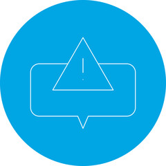 Important Topics icon single vector illustration