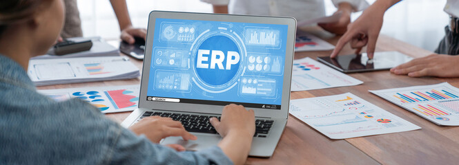 ERP enterprise resource planning software for brisk business to plan the marketing strategy