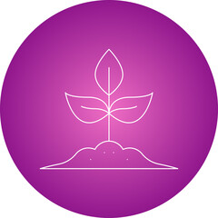 Botany icon single vector illustration